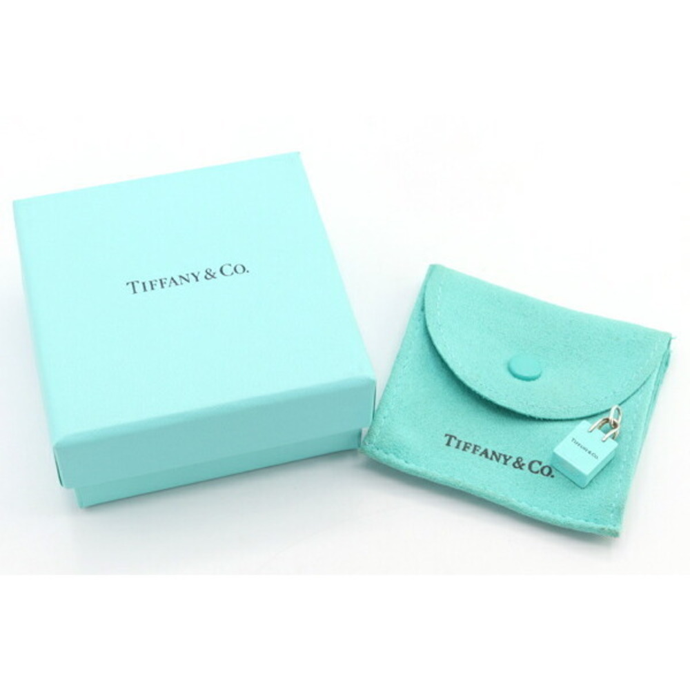 Tiffany Pendant Shopping Bag Sterling Silver Tiffany Blue View 2